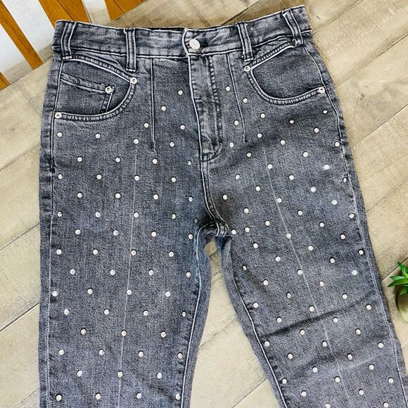 🚨Final Sale Anthropologie Pilcro Studd Ultra High Rise Straight Leg Jeans 27 P - Picture 7 of 12